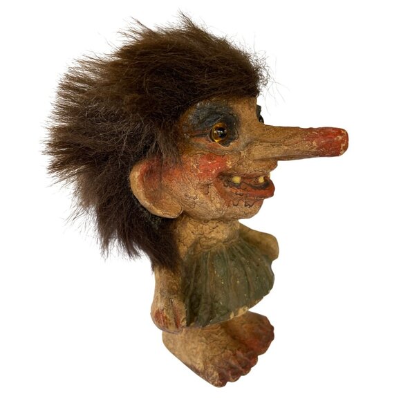 Vintage Norwegian Nyform Troll Doll Figurine Handmade in Norway - Picture 3 of 15